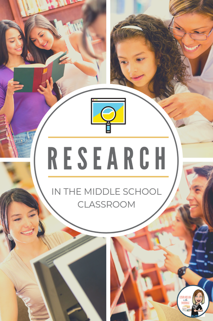 how to teach research skills in middle school